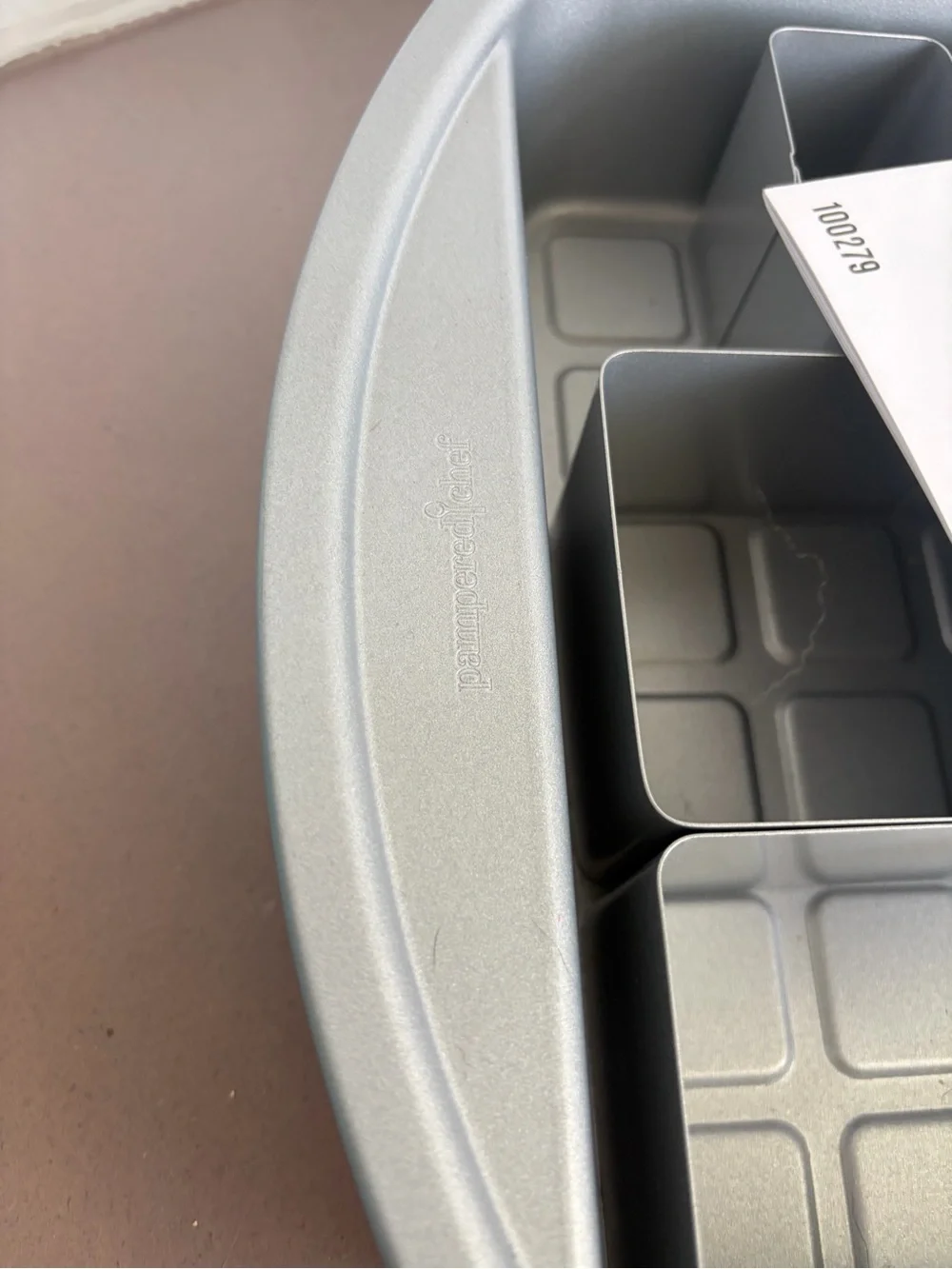 The Pampered Chef Numbers and Letters Cake Pan
